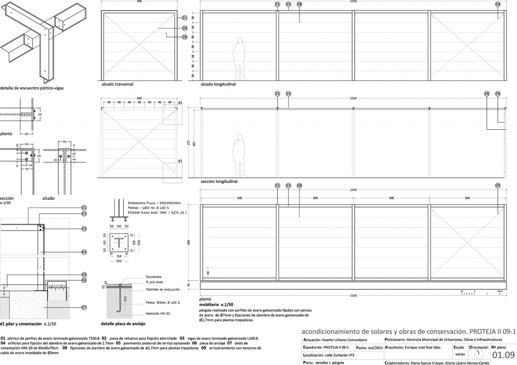 Plano constructivo.